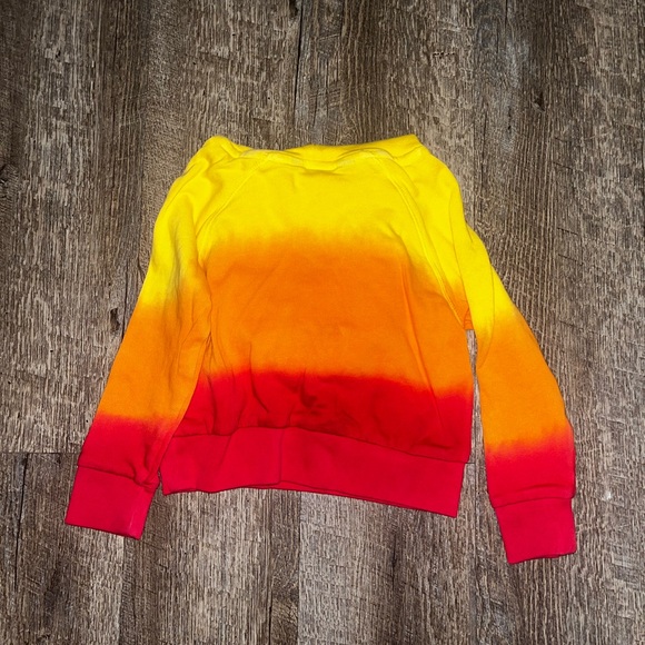 Ralph Lauren Yellow to Red Ombre‎ Hoodie - Picture 5 of 6